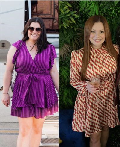 Abigail Horne before and after weight loss with YourOneLife